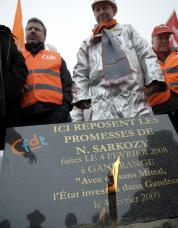 Après Gandrange, Florange: Nicolas Sarkozy et le Mittal…