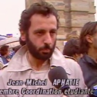 Quand JM Aphatie (jeune) manifestait dans les rues de Bordeaux...