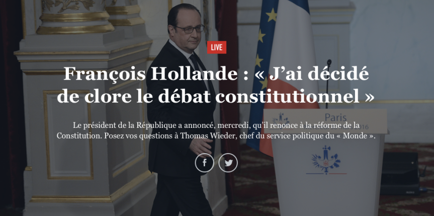 François Hollande : « J’ai décidé de clore le débat constitutionnel » .png