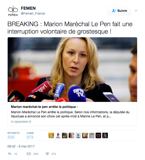 IVG Marion Maréchal Le Pen